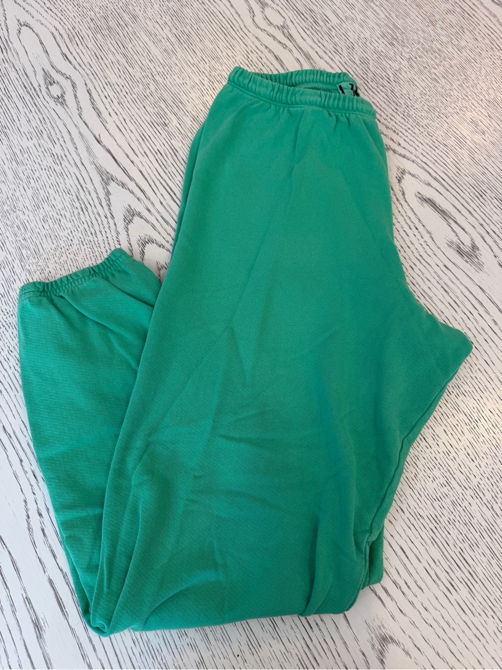 Free City Women’s Green Graphic Logo Sweatpants - Picture 2 of 4
